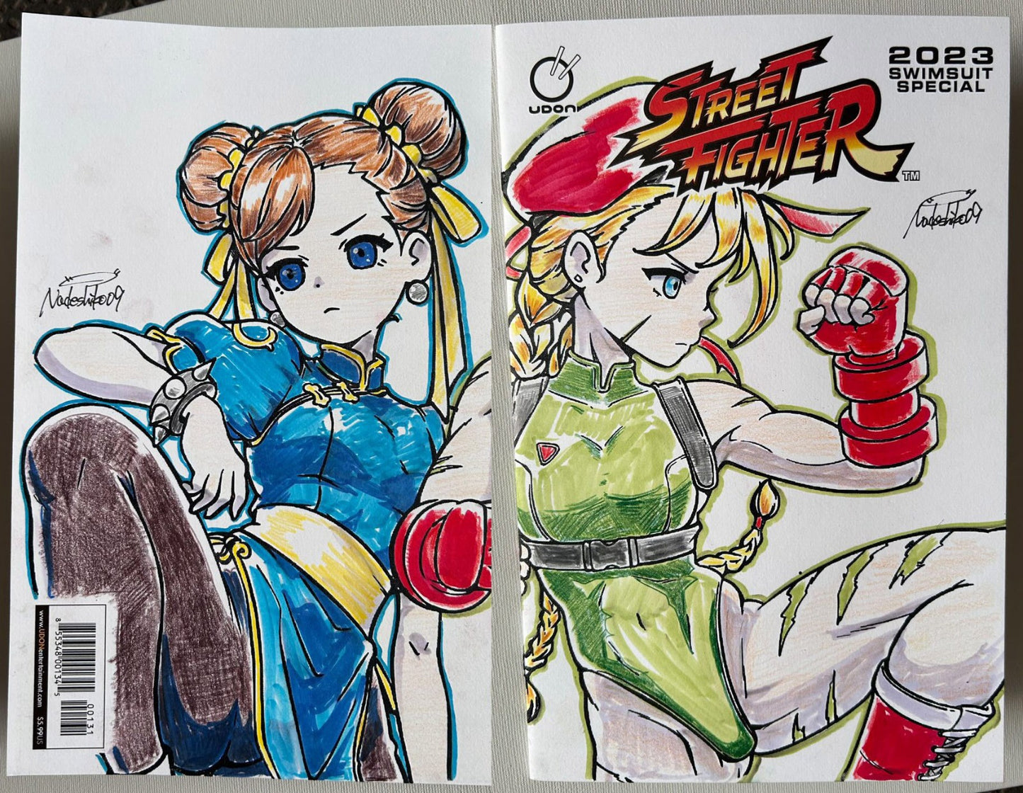 Chun-li & Cammy by Nadeshiko