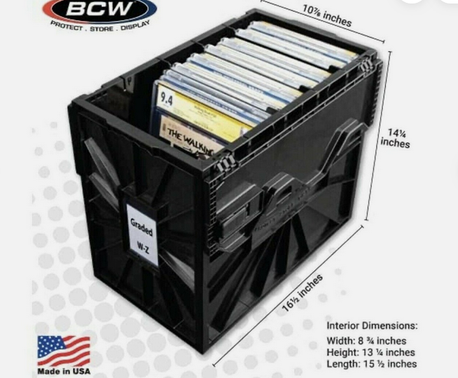 BCW Graded Comic Books Bin