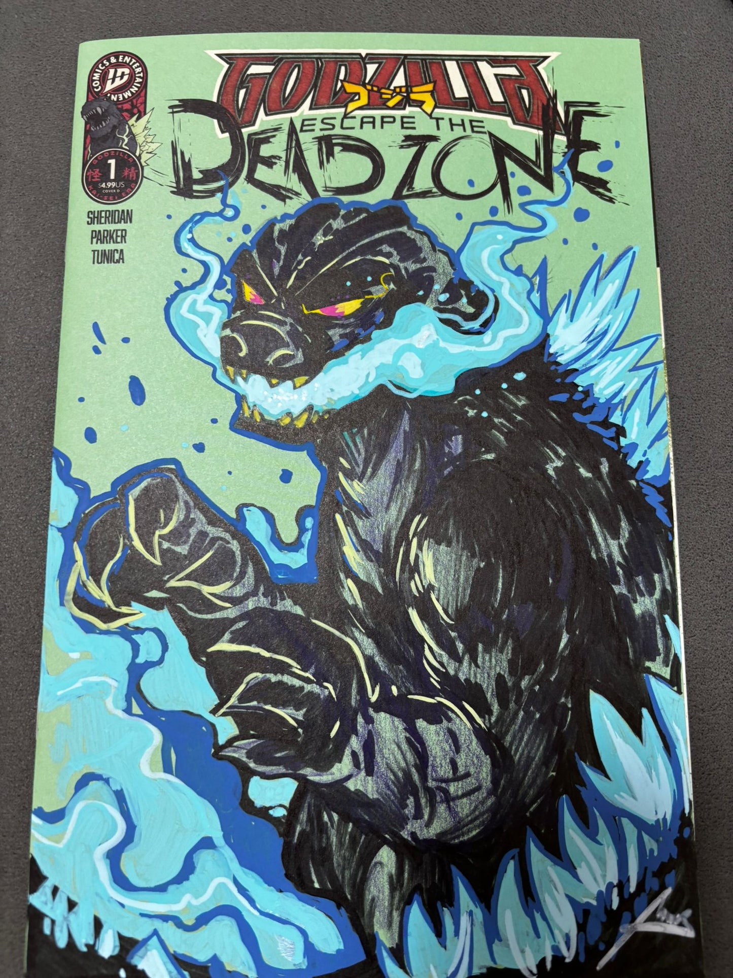 Godzilla Cover Art by Amos The Fanboy