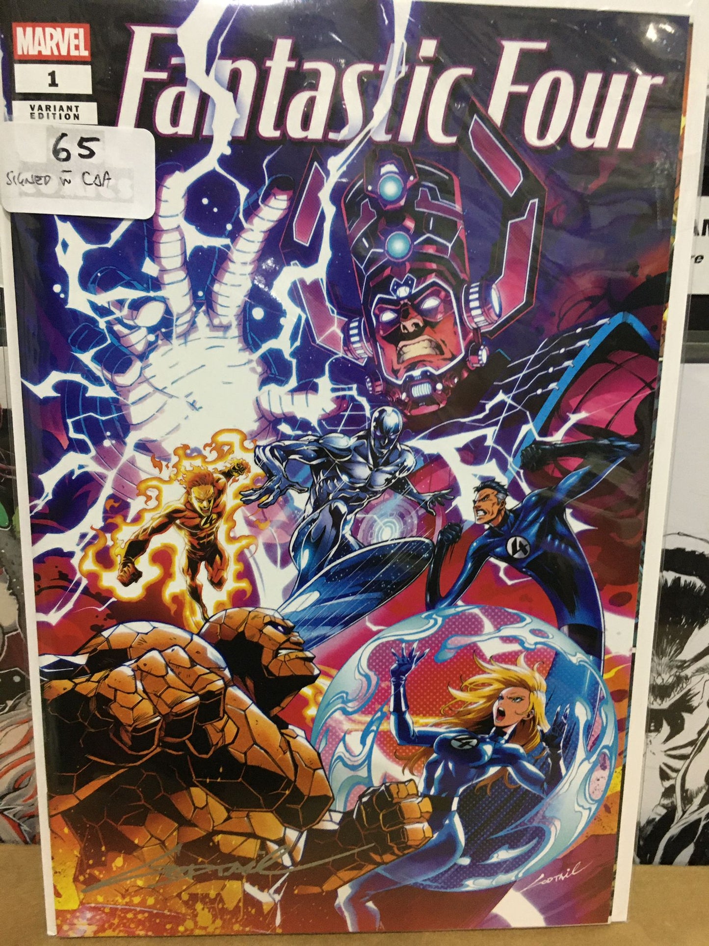 Fantastic Four 1 Godtail (SIGNED)