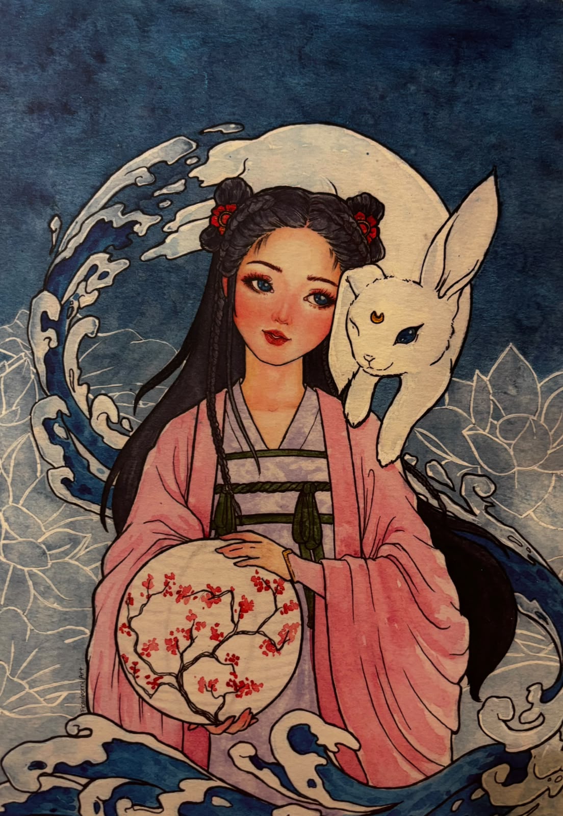 Franberry Chang-Er & Jade Rabbit Art Prints