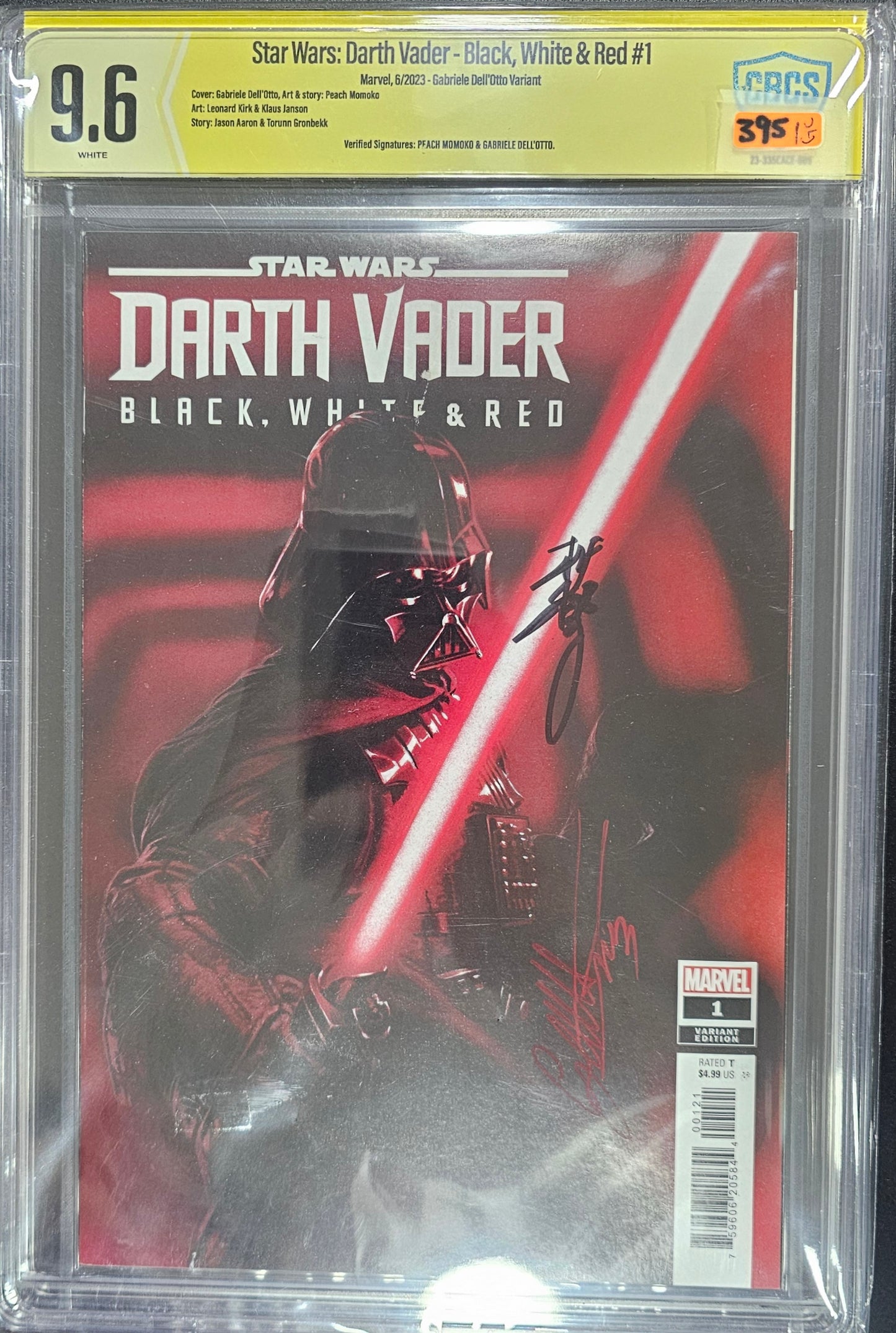 Star Wars: Darth Vader - Black, White & Red 1 CBCS 9.6