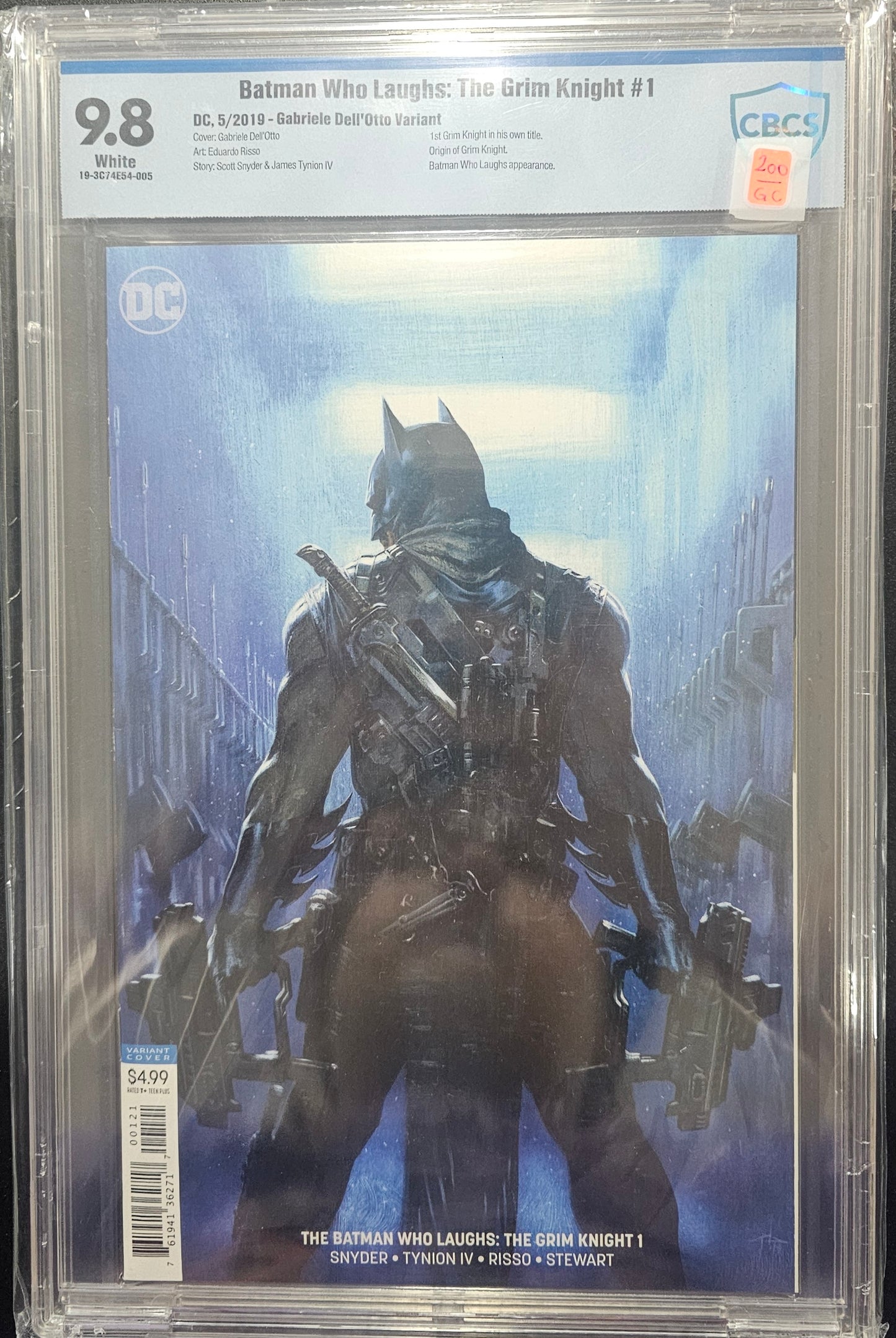 Batman Who Laughs: The Grim Knight 1 CBCS 9.8