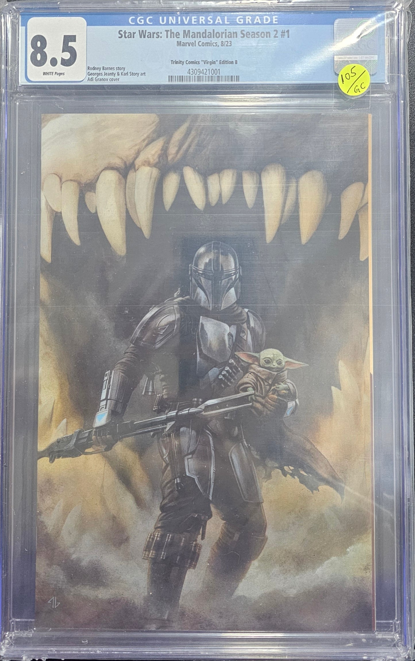 Star Wars: The Mandalorian Season 2 1 CGC 8.5