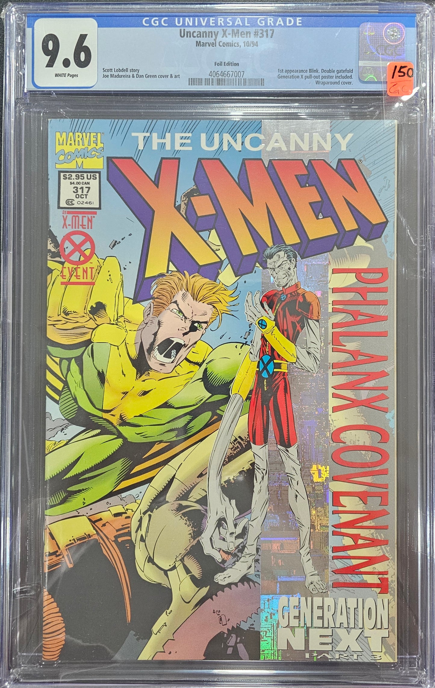 Uncanny X-Men 317 CGC 9.6