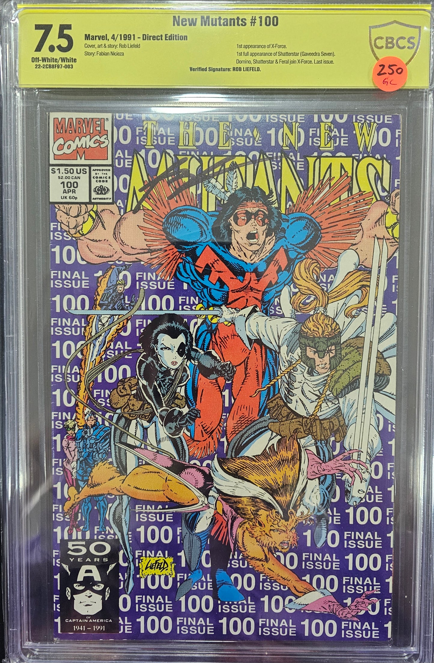 New Mutants 100 CBCS 7.5