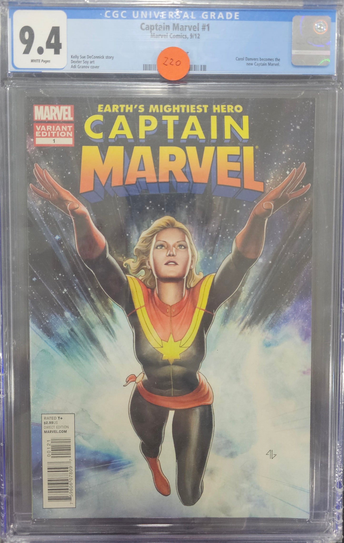 Captain Marvel 1 CGC 9.4