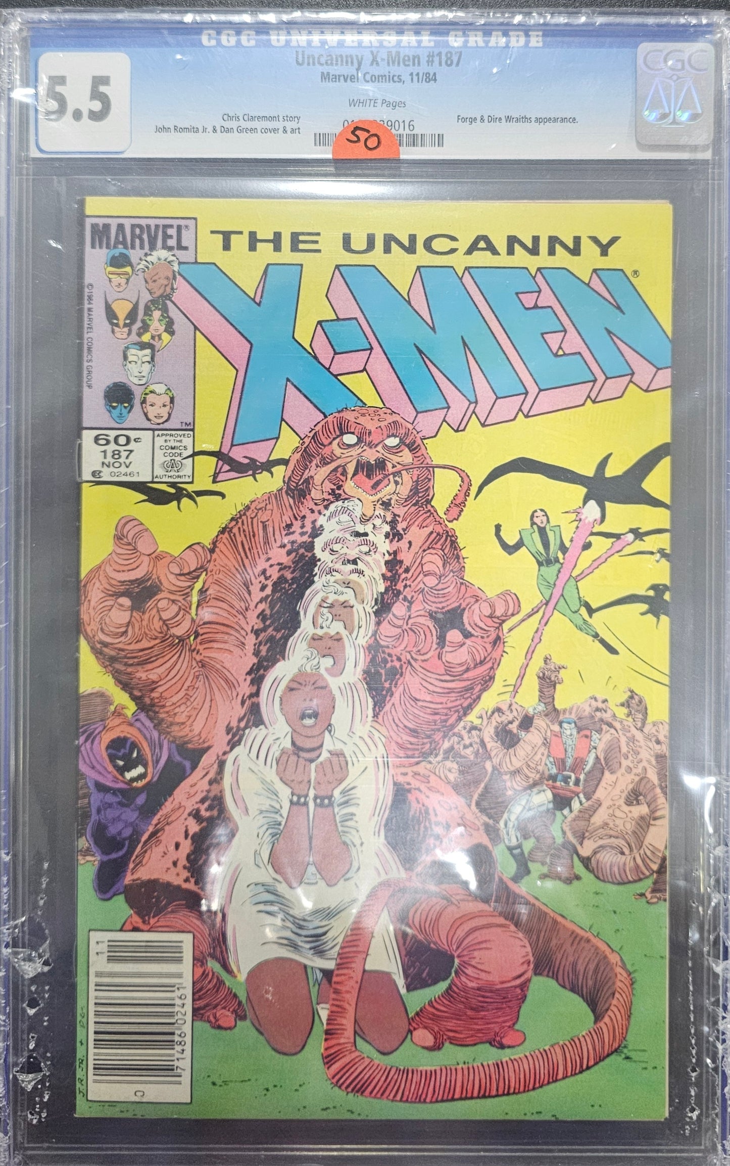 Uncanny X-Men 187 CGC 5.5