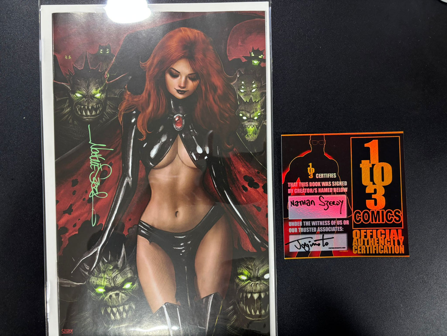 Dark Xmen 2 Nathan Szerdy Virgin Signed