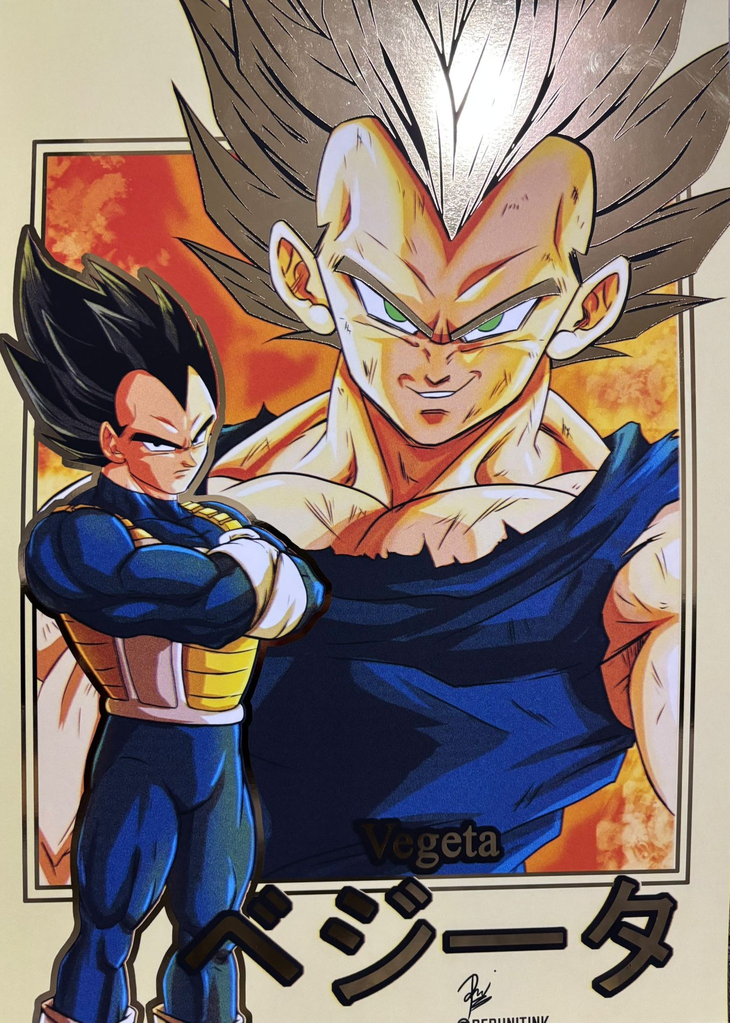 Dragonball Spot Foil Art Print A3-szed