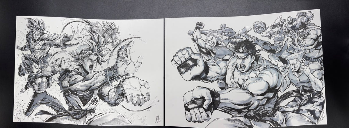 Dragonball X Street Fighters by Maiimou and Formalynn