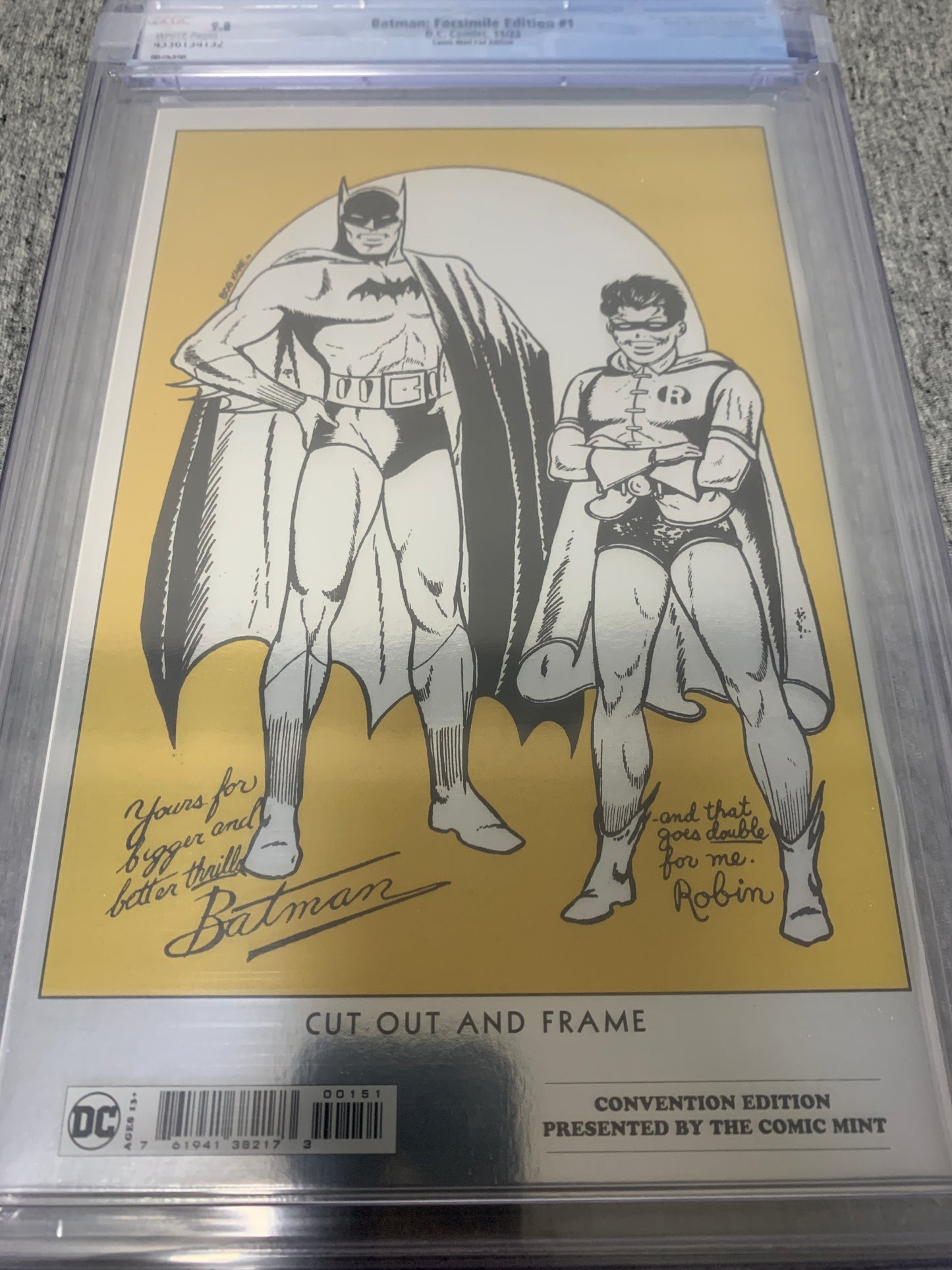 Batman: Facsimile Edition #1 CGC 9.8