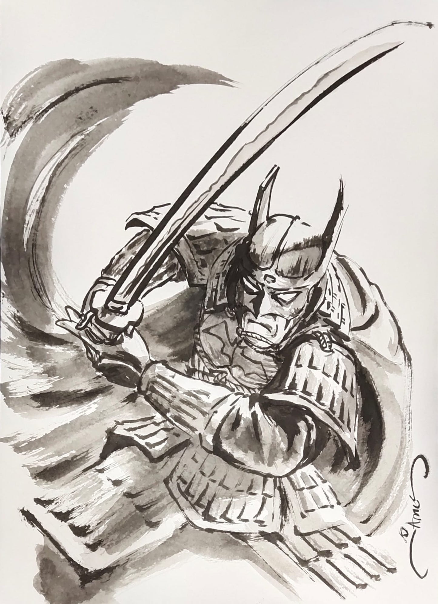 Samurai Batman by James Leong