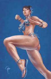Street Fighter 1 2025 Edition Felix Leon Chun-Li Blue Virgin