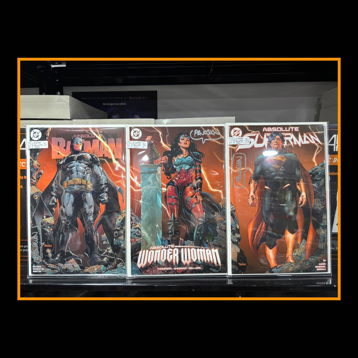 Absolute Trinity Set Dan Panosian Signed