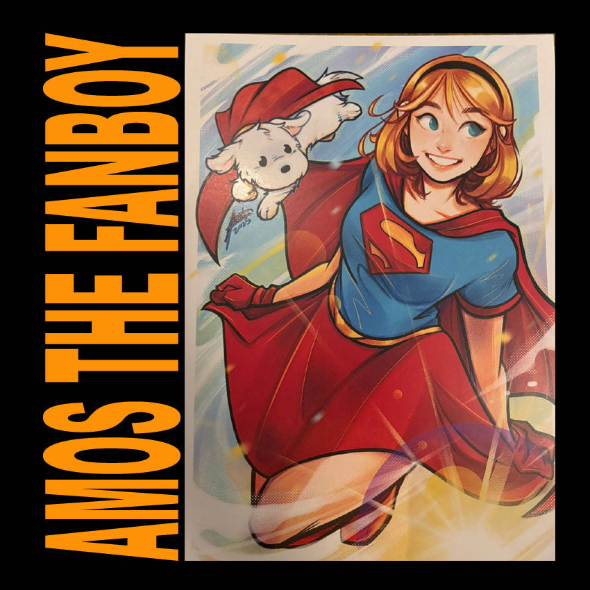 AMOS THE FANBOY Art Prints