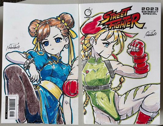 Chun-li & Cammy by Nadeshiko