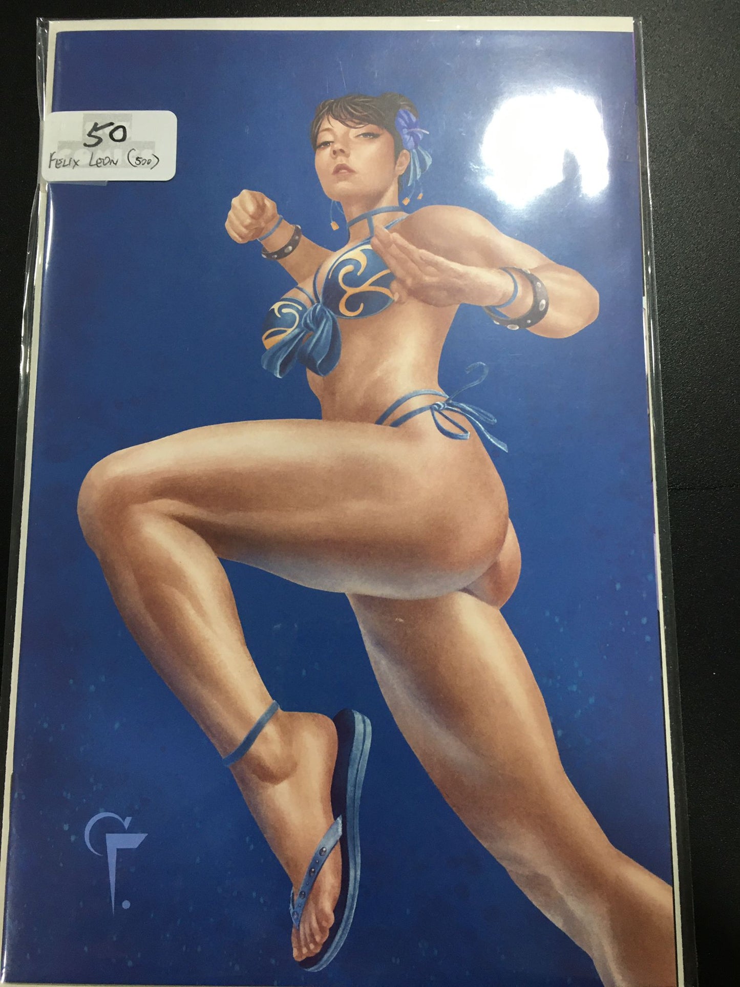 Street Fighter 1 2025 Edition Felix Leon Chun-Li Blue Virgin