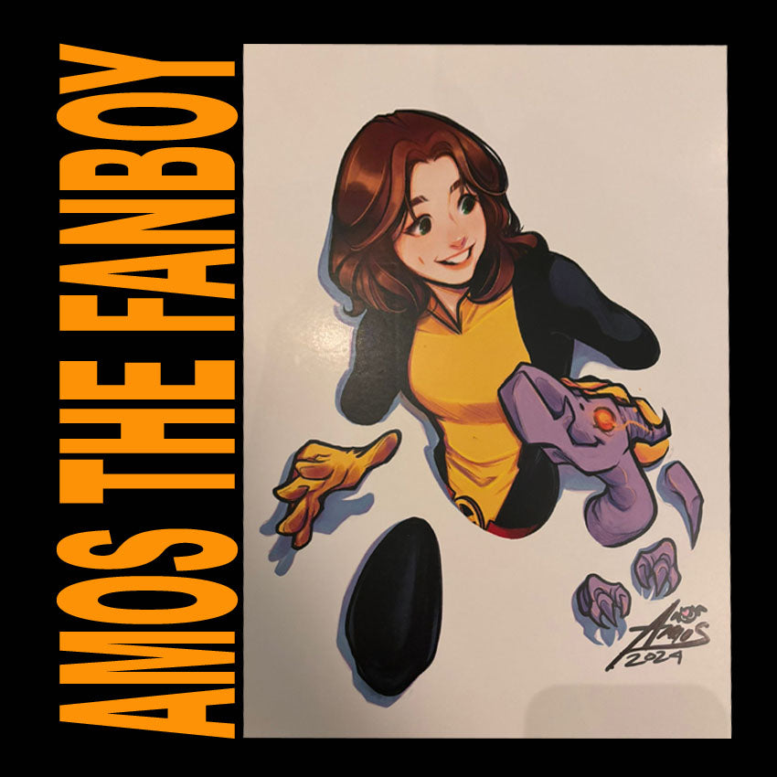 AMOS THE FANBOY Art Prints