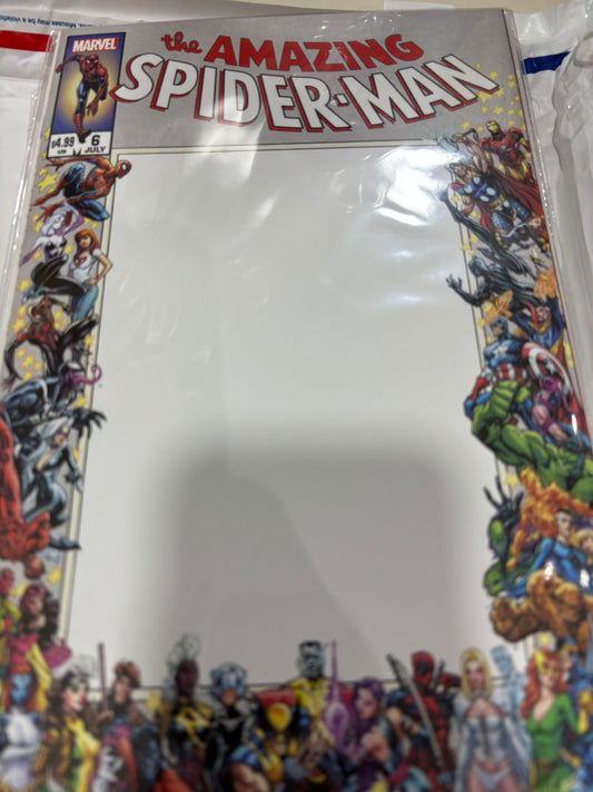 Amazing Spider-Man 6 J Scott Campbell Comic Blank