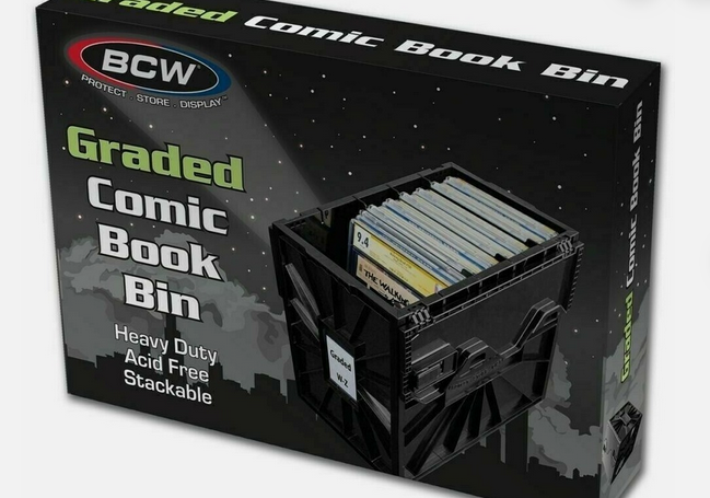 BCW Graded Comic Books Bin