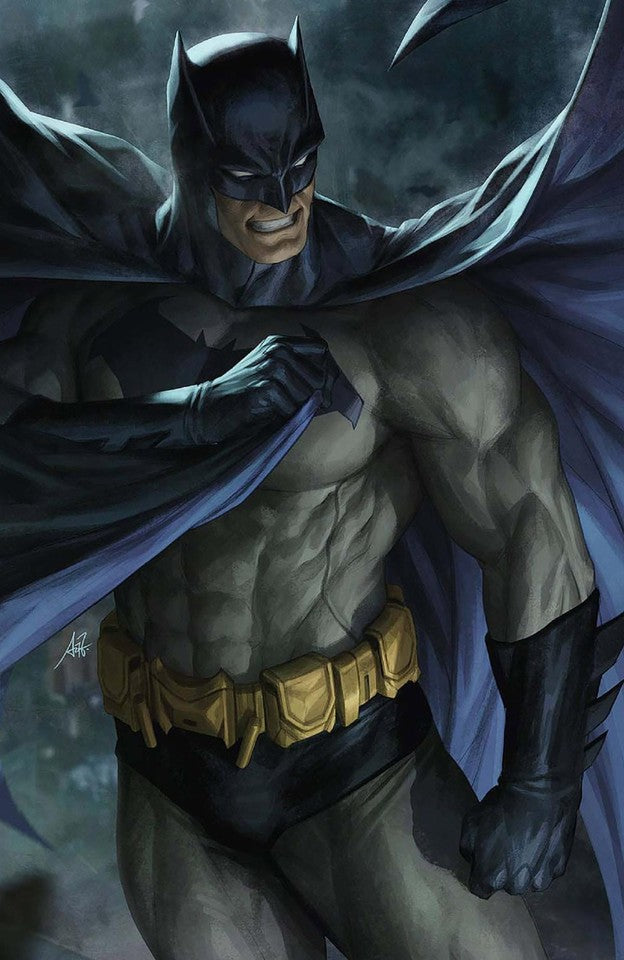 Batman 1 Artgerm Wraparound Foil Virgin Variant