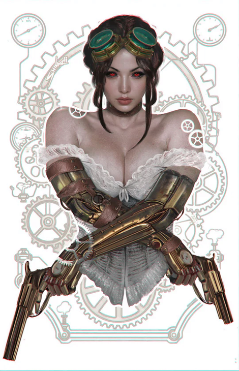 Lady Mechanika: Mechanical Menagerie 1 Shikarii Virgin Variant
