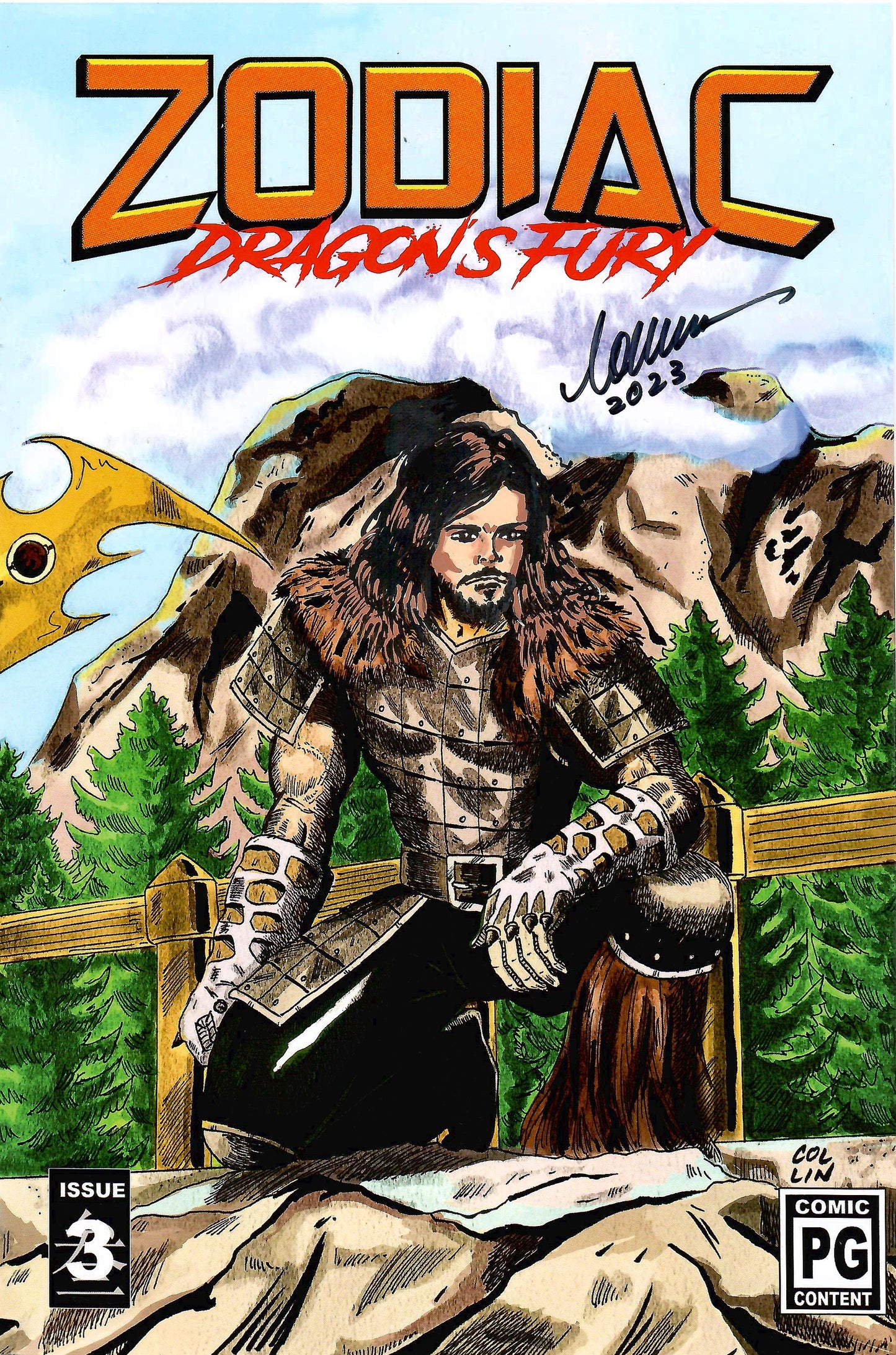 ZODIAC: Dragon's Fury Remarque Cover Art SET by Collin Yap