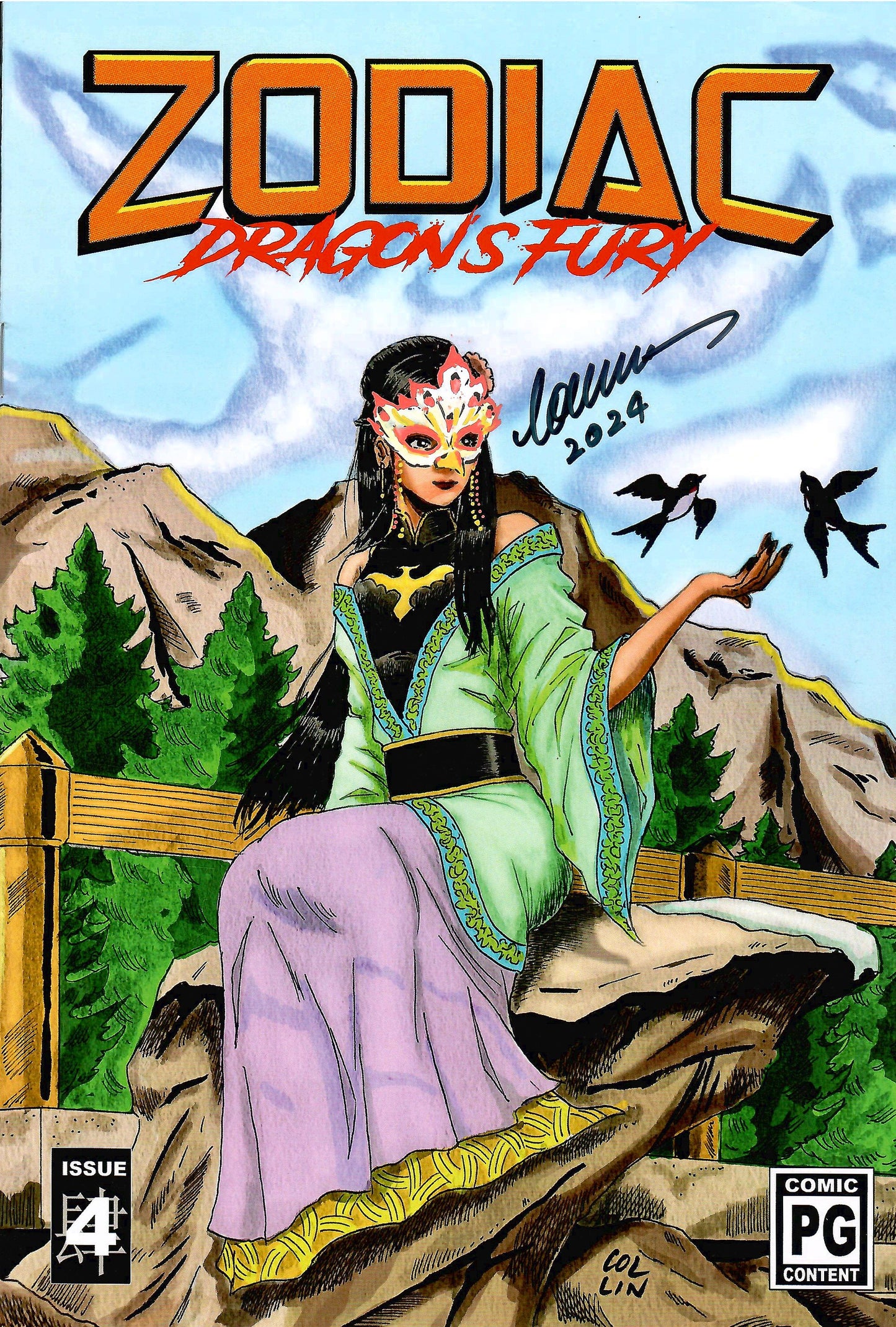 ZODIAC: Dragon's Fury Remarque Cover Art SET by Collin Yap