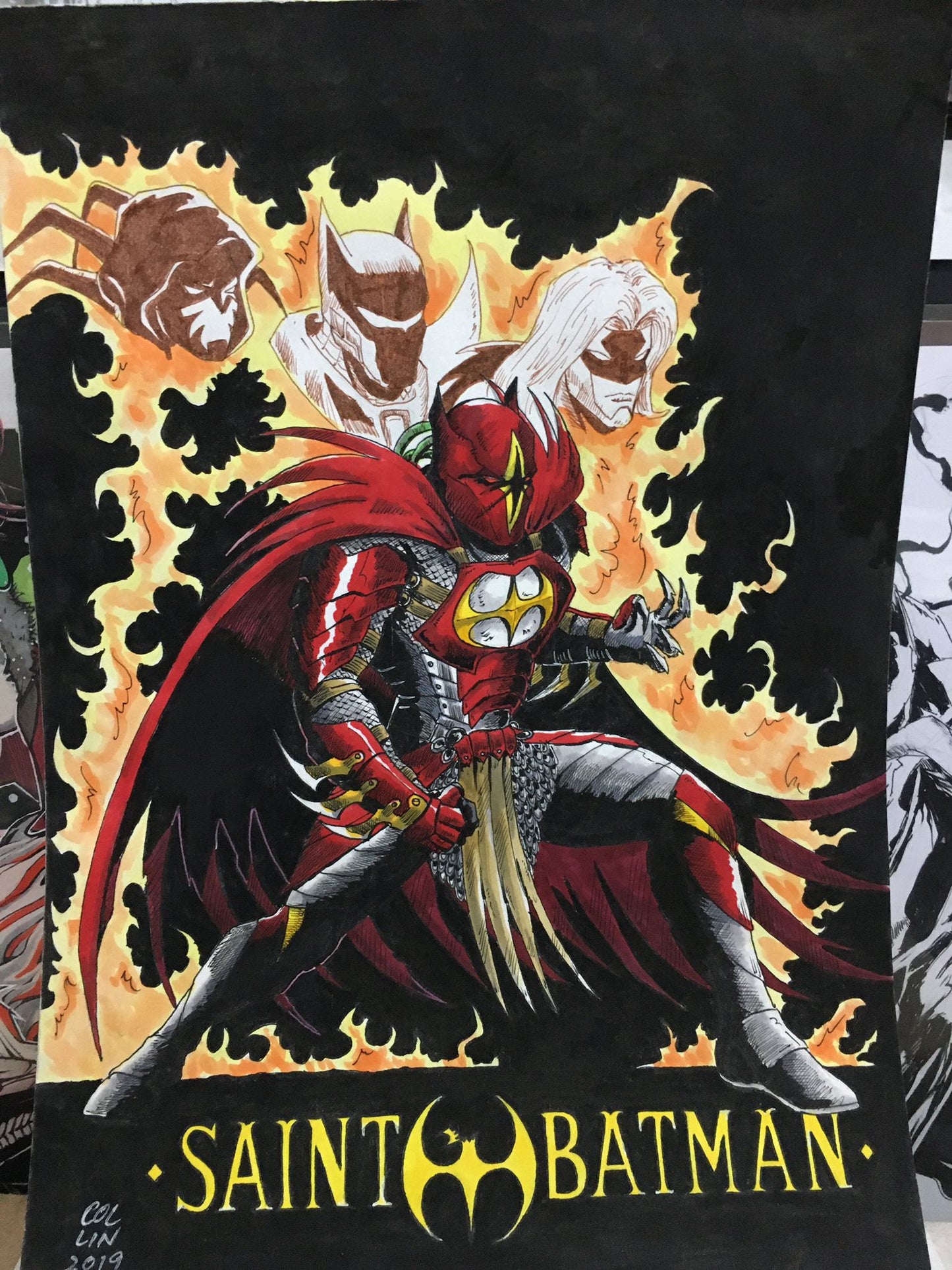 Saint Batman by Collin Yap