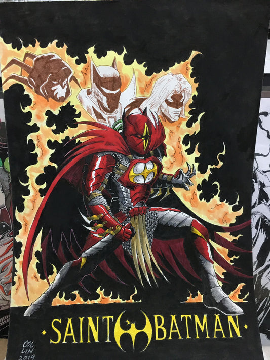 Saint Batman by Collin Yap