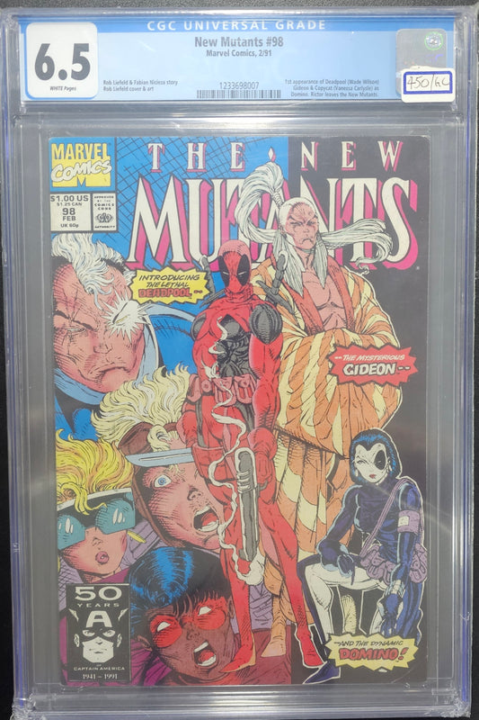 New Mutants 98 CGC 6.5