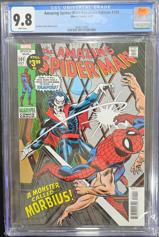 Amazing Spiderman 101 CGC 9.8