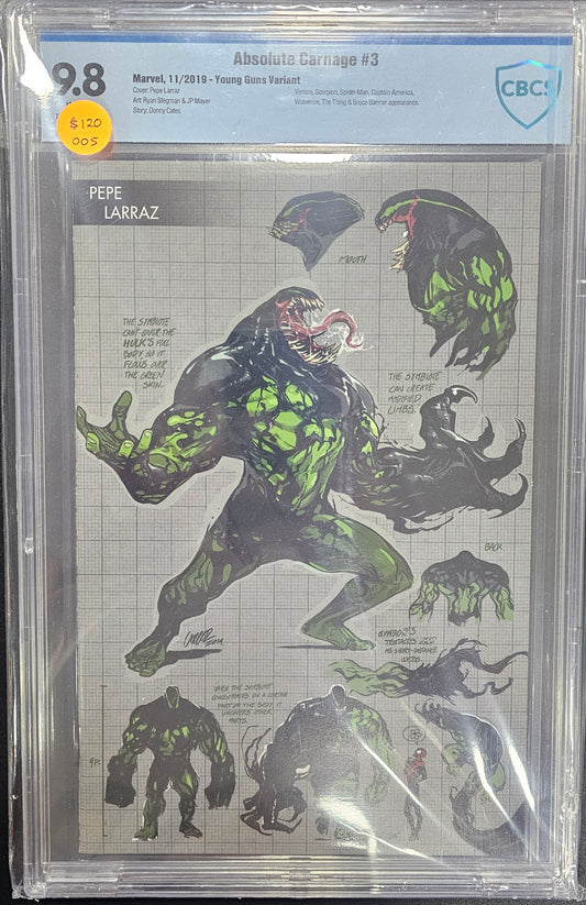 Absolute Carnage 3 CBCS 9.8