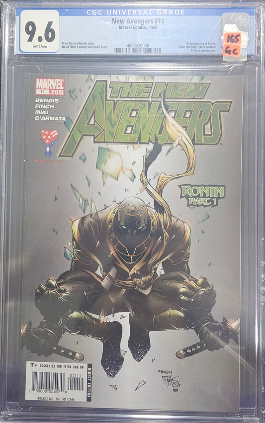 New Avengers 11 CGC 9.6
