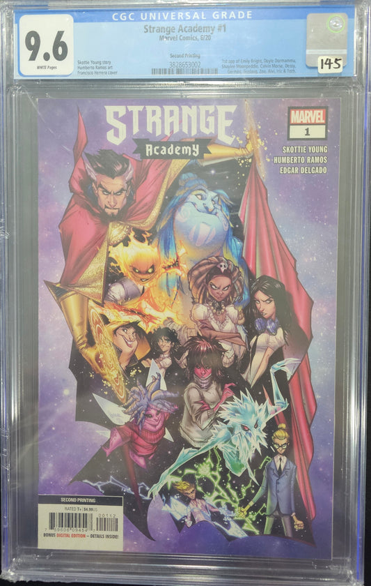 Strange Academy 1 CGC 9.6