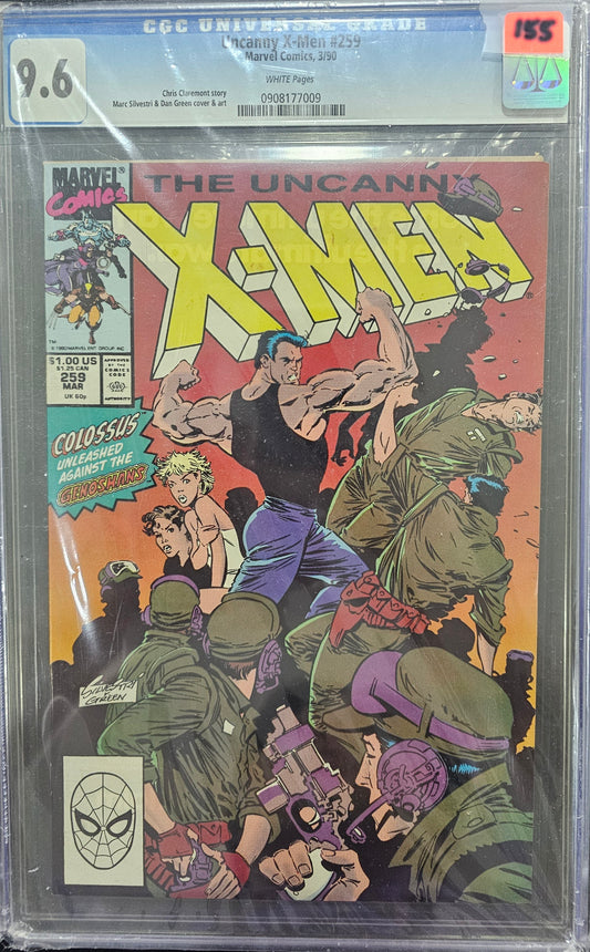 Uncanny X-Men 259 CGC 9.6