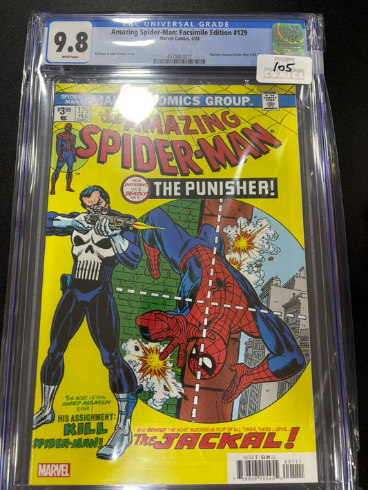 Amazing Spiderman 129 Facsimile Edition CGC 9.8 (2023)