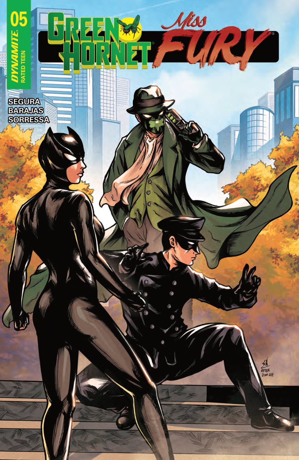 Green Hornet/ Miss Fury 5 Kang Jing variant