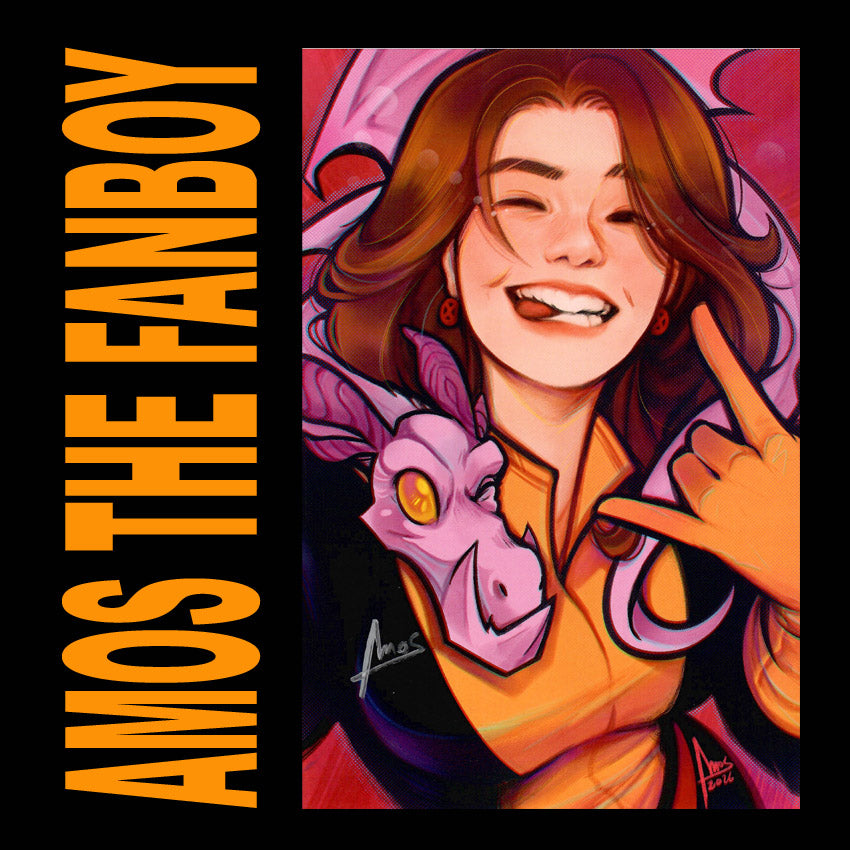 AMOS THE FANBOY Art Prints