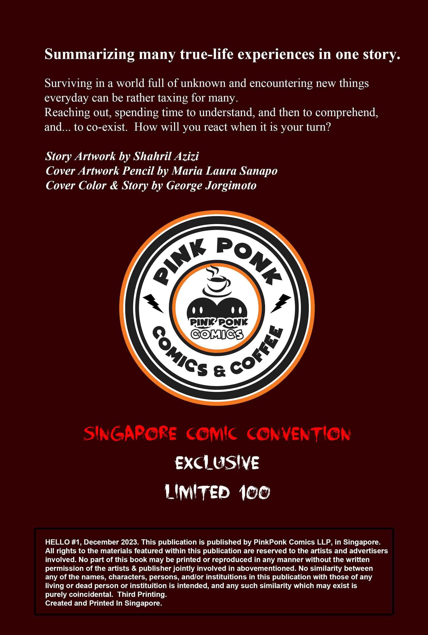 Hello (One-Shot) Maria Laura Sanapo Exclusive Signed with COA