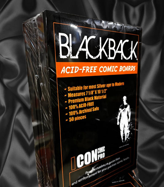 Acid-Free Comic Backing Boards Premium BlackBack [Introductory Sale]