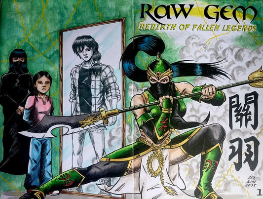 RAW GEM Spread Cover Art on Blank