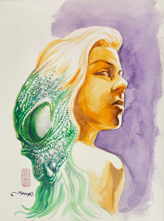 Original Cover Art Hello Again by James Leong