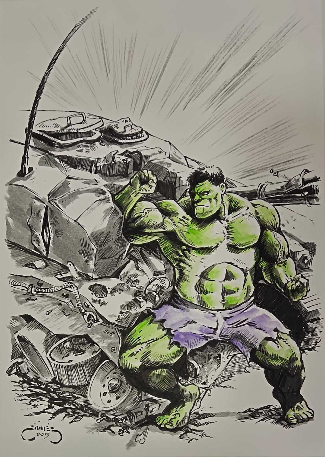 Incredible Hulk by James Leong