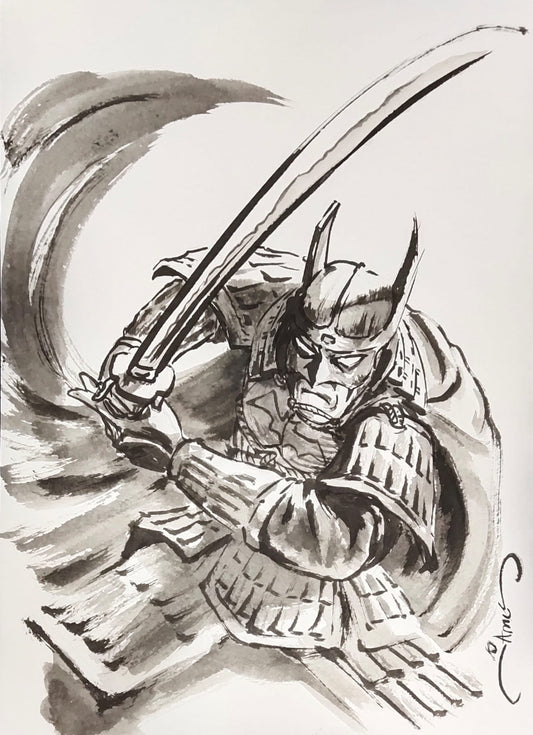 Samurai Batman by James Leong