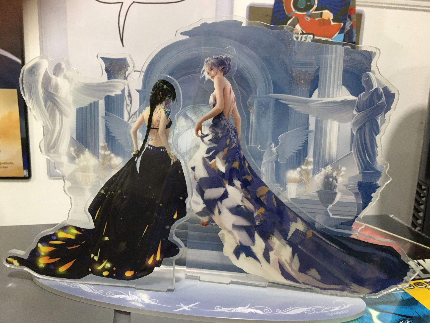 GHOST BLADE: ACRYLIC ENVELOPE STAND by WLOP