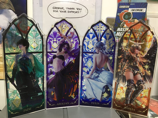 GHOST BLADE ACRYLIC TABLE SHIELD by WLOP