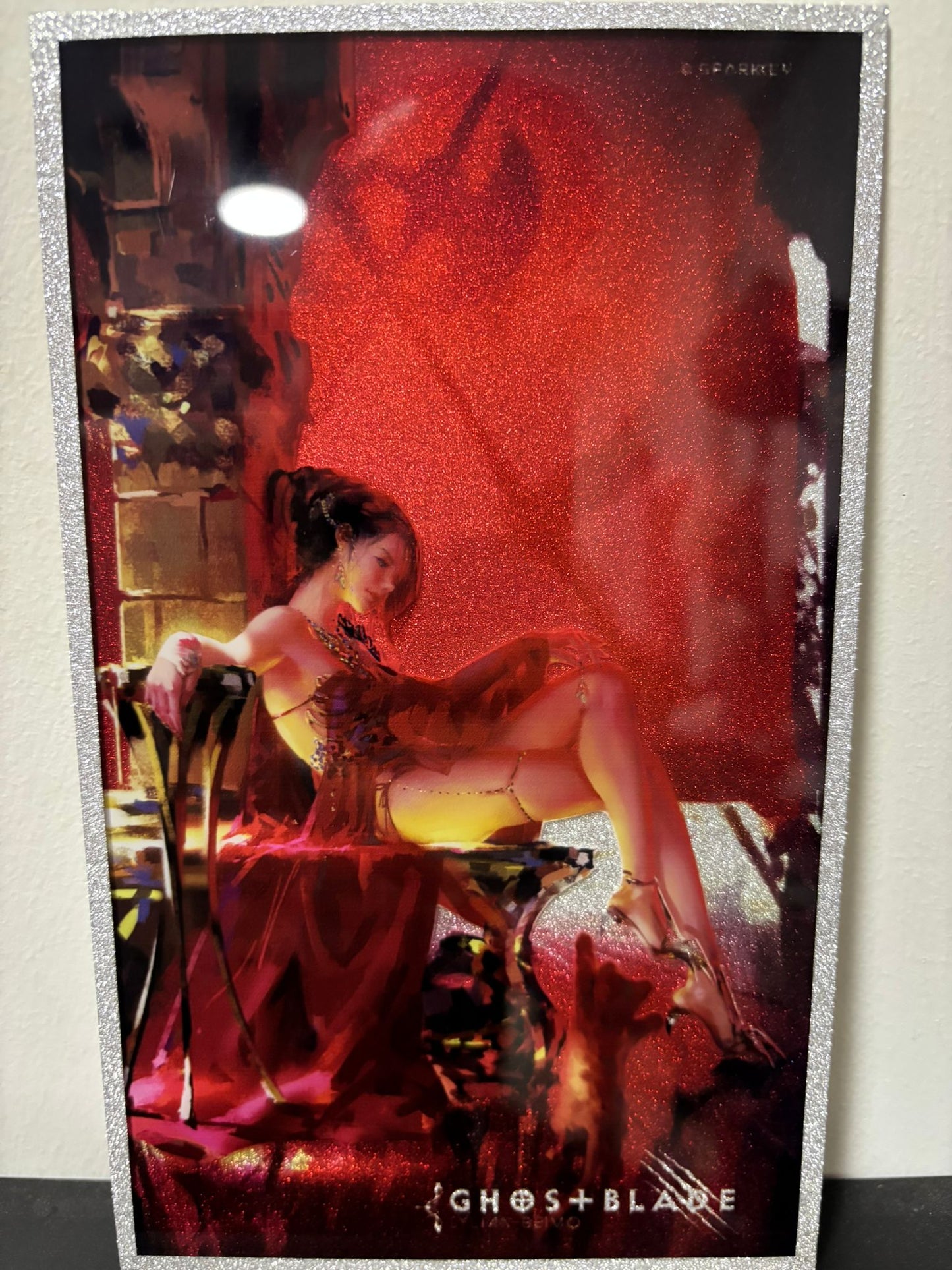 GHOST BLADE: LIMITED GLITTER ACRYLIC SHIKISHI ART PRINTS by WLOP