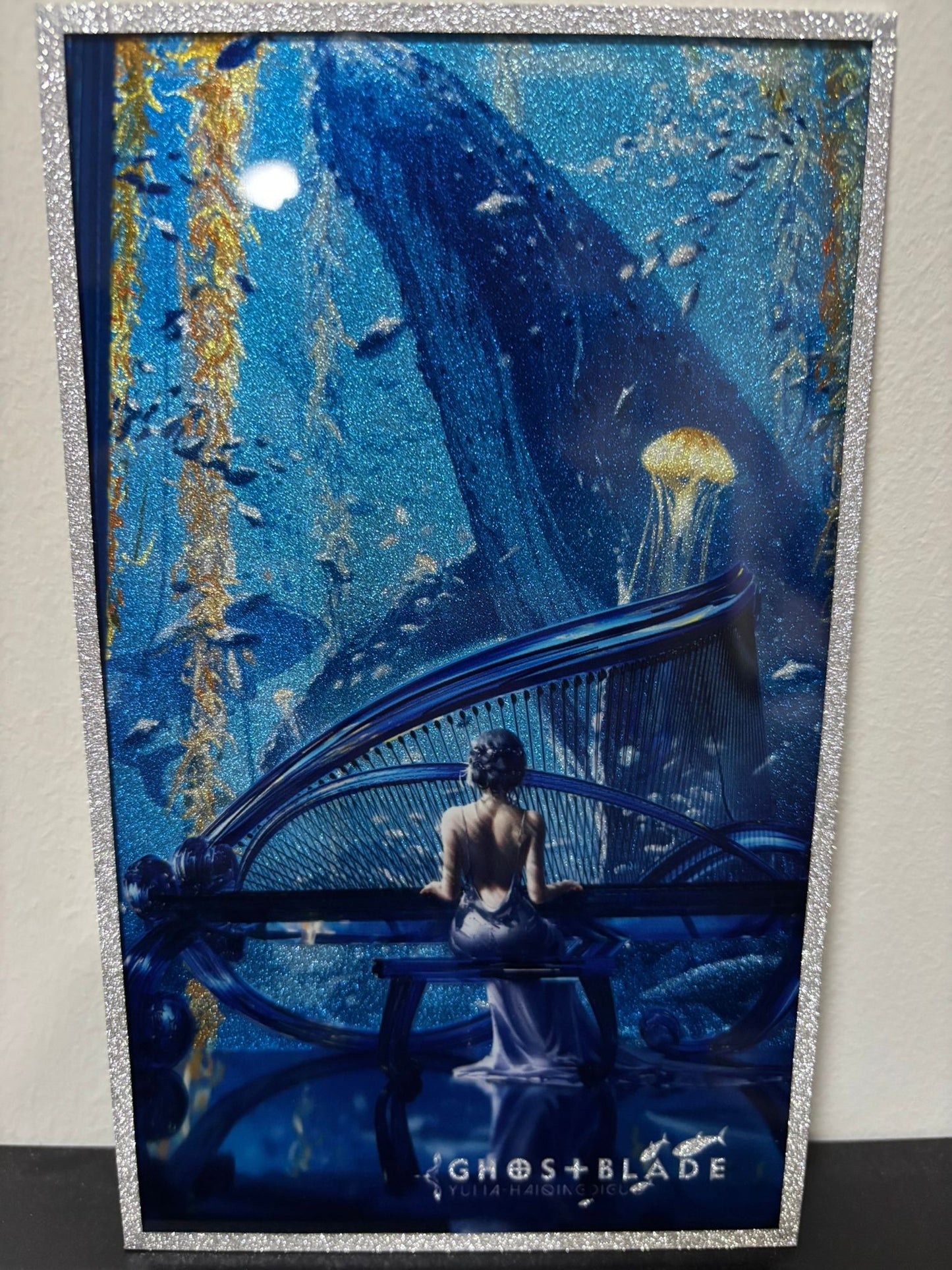 GHOST BLADE: LIMITED GLITTER ACRYLIC SHIKISHI ART PRINTS by WLOP